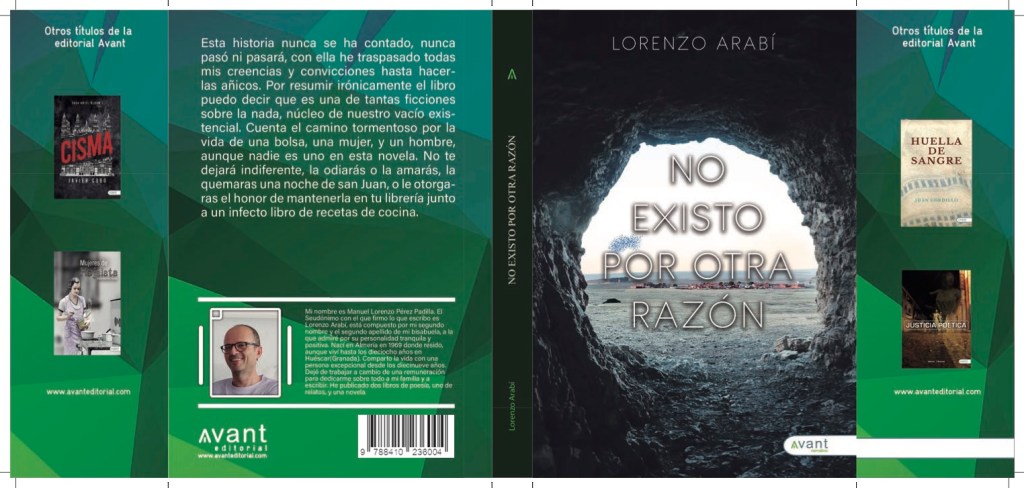 Portada de mi última&nbsp;novela.